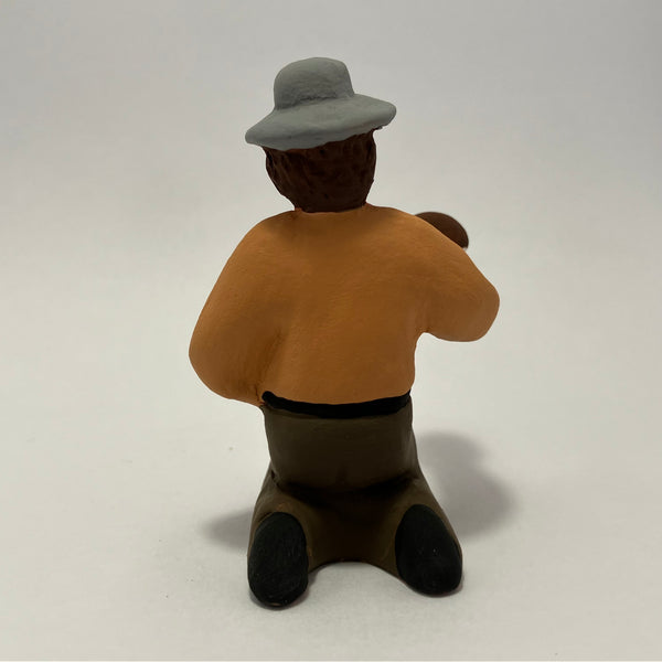 Cédric le ramasseur de champignons 9 cm