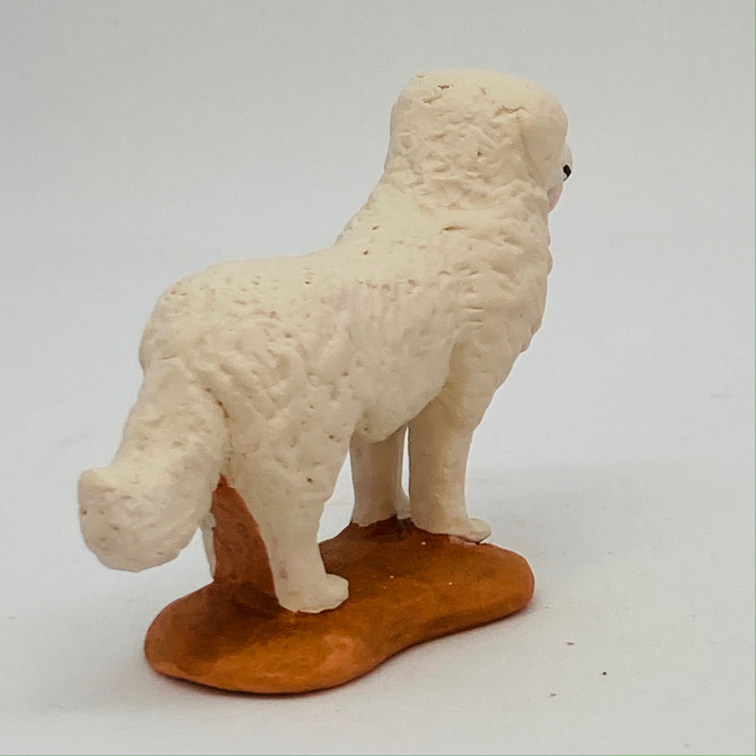 Arterra Santon Berger Vieux – Collection Les Blancs 7 Cm, Argile, Fait Main En Provence