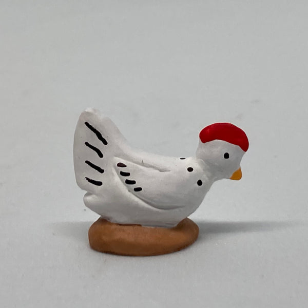 Poule qui picore 7 cm